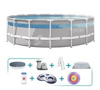 Pack piscina desmontable redonda clearview 5 metros 5 accesorios y 2 hinchables
