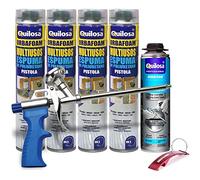 Pack Pistola Caliber 30 + 4 Botes Espuma Orbafoam 750ml + Llavero/Abrebotellas de Regalo (Pistola + 4 Botes Espuma + Limpiador + Llavero de Regalo)