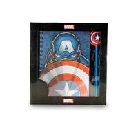 Pack Regalo Karactermania Cuaderno más Lápiz Capitán América 24x23x2.5