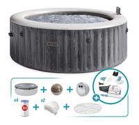 Pack spa hinchable greywood deluxe 6 personas 7 accesorios