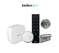 Pack TEDEE PRO Seguridad + Bridge + Teclado + Cilindro Modular Alta Seguridad MC y Escudo De Regalo
