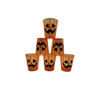 Pack x 6 unidades de Vasos Calabaza 9x10 Fiestas Guirca