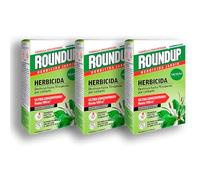 PACK x3 ROUNDUP Herbicida para todo tipo de malas hierbas cubre hasta 108 m2 | 3 Envases de 250ml | Formula Concentrada | Efectos en 1 hora | Elimina hasta 70 especies de hierbas/musgo | Nexum Market