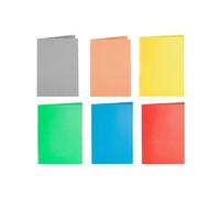 Pack x6: Subcarpeta (180g/m2) - Colores surtidos