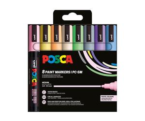 Pack x8: POSCA PC-5M rotulador (1,8 - 2,5 mm redondo)