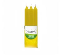 Pack3 V3C 200x20mm - PANDAHOME Vela de Citronela - Protección Natural contra Mosquitos, Diseño Decorativo en Terracota/Bambú/Cristal, Ideal para Interior y Exterior Pack de 6