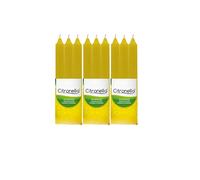 Pack3 V3C 200x20mm - PANDAHOME Vela de Citronela - Protección Natural contra Mosquitos, Diseño Decorativo en Terracota/Bambú/Cristal, Ideal para Interior y Exterior Pack of 3