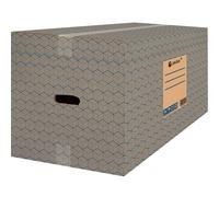 packer PRO Pack 10 Cajas Carton para Mudanzas y Almacenaje Grande, Medianas, Pequeñas Ultra Resistentes con Asas, 100% ECO Box