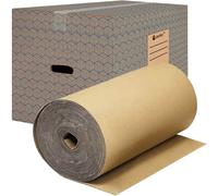 packer PRO Pack 10 Cajas Carton para Mudanzas y Almacenaje Ultra Resistentes con Asas 60x40x40cm y Rollo de Cartón Ondulado de 90cm x 25m