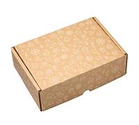 packer PRO Pack 25 Cajas Carton Envios Automontables para Ecommerce y Regalo, (Navidad Pequeña 25x18x8cm, Navidad)
