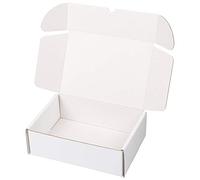 packer PRO Pack 25 Cajas Carton Envios para Ecommerce y Regalo Blancas Automontable, Pequeña 25x18x8cm