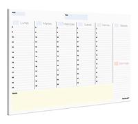 PACKLIST Planificador Semanal sin Fecha. Organizador A4, Planning Escritorio - Regalo Original - Agendas y Calendarios de Diseño Exclusivo