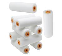 PACKOVE 10 Unidades Cubiertas de Esponja Rodillo de Pintura Pequeño y Conveniente para Bastidores de Rodillos de Pintura Blanco para Pintar Paredes y Casas
