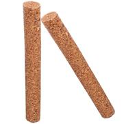PACKOVE 2 Tapones de Corcho Cierre Hermético para Botellas de Vino y Vidrio para Mantener Buen Sabor, Material Natural Adecuado para Bares y Hogares