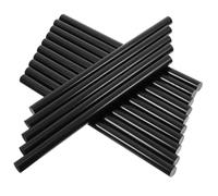 PACKOVE 20 Piezas Barras de Pegamento Termofusible Mini, Barras de Pegamento para Manualidades, Negro, Resina Adhesiva, Alta Fuerza Adhesiva, Suministros para Manualidades