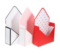 PACKOVE 3 Piezas Caja Flores Caja para Envolver Flores Diseño Estable para Decoración Bodas Día Madre