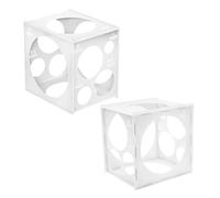PACKOVE Caja Medidora de Globos 11 Orificios para Medir Tamaño, Plástico Resistente Adecuado para Adornos de Fiestas y Eventos Infantiles