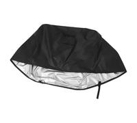 PACKOVE Cubierta Cuadrada para Fogata 420d Oxford Negro | Patio y Exterior, Ajuste en Mesa de Fuego, Bloquea Polvo y Residuos