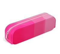 PACKOVE Estuche de Lápices de Silicona Flexible y Resistente con Cremallera Gran Capacidad para Papelería y Maquillaje Organizador Multifuncional un Compartimento Fácil de Limpiar