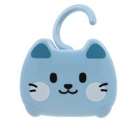 PACKOVE Ganchos para Armario, Ganchos de Plástico para Gatos, Diseño Ancho y Grueso, Plástico, Azul, Agarre Firme, Pinza para Ropa, para Armarios y Roperos