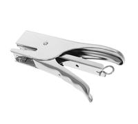 PACKOVE Grapadora de Alicates de Metal Antiatasco y de Esfuerzo Diseño de Agarre Manual Adecuado para Oficina y Escuela, Compatible Grapas 26/6