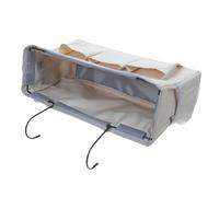 PACKOVE Organizador Colgante de Tela Oxford Optimización de Espacio Beige y Portátil para Cama Adecuado para Dormitorio Universitario o Habitación para Estudiantes