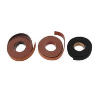 PACKOVE Tira de Cuero Sintético de Pu, Correa de Bolso de Pu 3 Piezas 2cm de Ancho, 1,18m de Largo Fácil de Cortar y Dar Forma, Resistente Decoloración para Manualidades y Proyectos