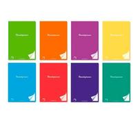Pacsa libreta 5 mm cuadrícula impresa multicolor a4 48 hojas (6 pieza