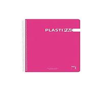 Pacsa Plastipac - Cuaderno espiral, cuarto 80 hojas, cuadricula 4 x 4 cm ( A5), colores surtidos, 1 unidad