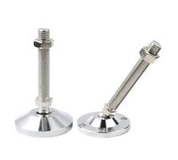 PADGCNOR Nivelar Patas De Muebles 1 pie de Equilibrio Ajuste Resistente Acero Inoxidable M12 M16 M20 M24 for nivelación mecánica y Muebles