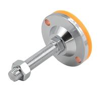 PADGCNOR Nivelar Patas De Muebles 1 Pieza de Tornillo pie Ajustable Alta Resistencia, Base Acero, Parte Inferior Goma M8 M10 M12 M14 M16, Almohadilla for Patas niveladoras Muebles