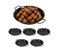 Paella Esmaltada | Pack 10, 6 y 1 Unidades | Paellera Valenciana de Acero | Raciones Individuales, Mini Paellas Tapas Arroces | Paellas Grandes | Hostelería Bar Restaurantes Hoteles