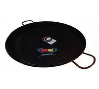 Vaello Campos Paellera La Valenciana 10 cm – Acero esmaltado, negro – 50 cm