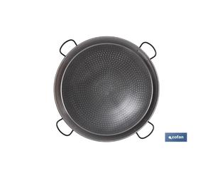 Paellera acero pulida ø115cm (4 asas)