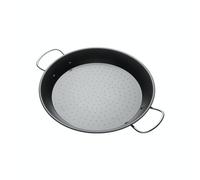 Paellera Antiadherente de Acero Carbono KitchenCraft, 32 cm, Ideal para Paellas y Cocina Internacional, Fácil de Limpiar