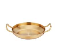 Paellera de acero al carbono resistente, asas remachadas, sartén versátil para cocinar al aire libre, ideal para asar y preparar arroz con paella