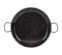 Cofan Paellera de acero esmaltadas especial para inducción | Diámetro Ø34 cm | 6 Raciones | Diseño con dos asas