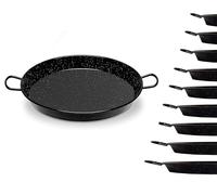 Paellera Inducción Esmaltada Apta para Gas y Vitrocerámica, 28-46cm, Hecha en España (36cm)