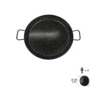 Paellera valenciana esmaltada 3 personas/ 28 cm.