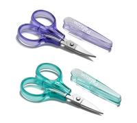 PAFASON Pequeñas de Costura Conjunto Tijeras Bordado Punta Curva Recta para Acolchar Coser Tejer Manualidades Punto Cruz Ganchillo Hilo Lana Papel Tela Detalle Corte Multiusos