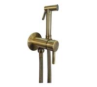 Paffoni Bidet Kit - Juego de grifo empotrado monomando con ducha de bidé, bronce ZDUP110BR