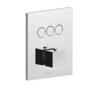 Paffoni Compact Box - Grifo empotrado termostático, para 3 dispositivos, cromo CPT519CR