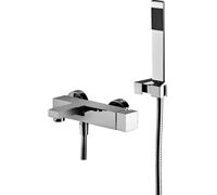 Paffoni Elle - Grifo de bañera, con accesorios, cromo EL026CR