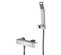 Paffoni Elle - Grifo de ducha de pared con cabezal de ducha, cromo EL168DCR