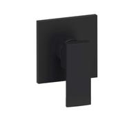 Paffoni Elle - Grifo empotrado de ducha, con cuerpo, 1 salida, negro mate EL010NO/M