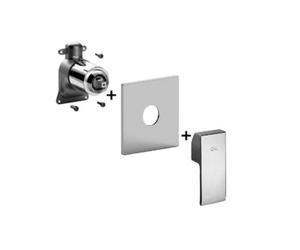Paffoni Elle - Grifo empotrado para 1 dispositivo, cromo ELBOX010CR