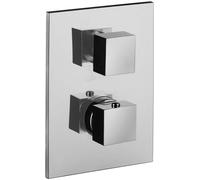 Paffoni Level grifo de bañera y ducha empotrado con termostato cromo LEQ518CR