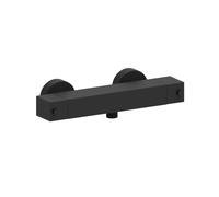 Paffoni Level - Grifo termostático de ducha, negro mate LEQ268NO