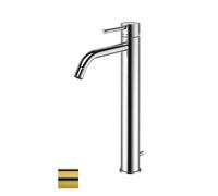 Paffoni Light - Grifo de lavabo, con desagüe, dorado LIG085HG
