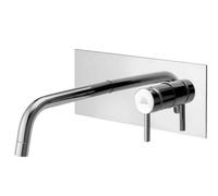 Paffoni Light - Grifo empotrado con cuerpo de montaje, cromo LIG105CR